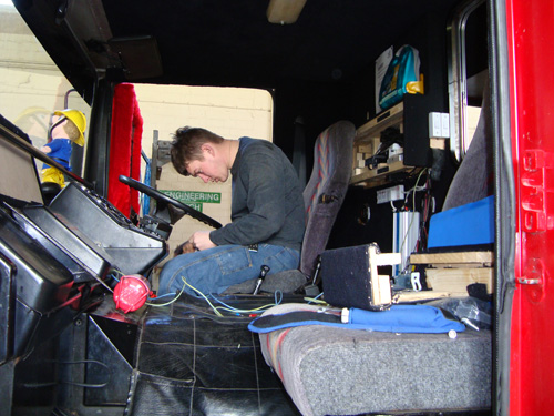 Inside Cab