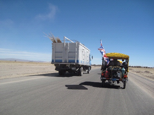Overtaken By a Truck