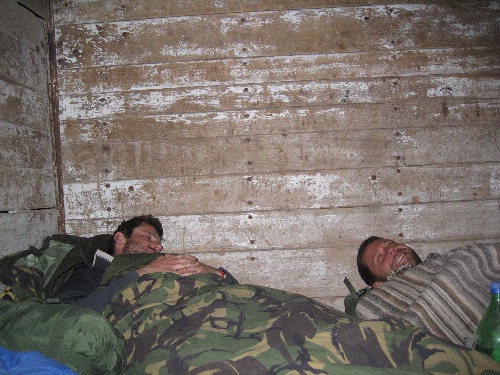 Sleeping On A Truck